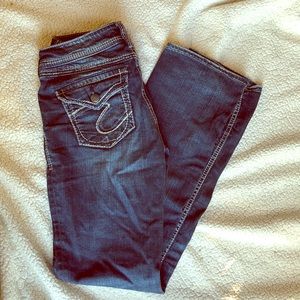Silver jeans